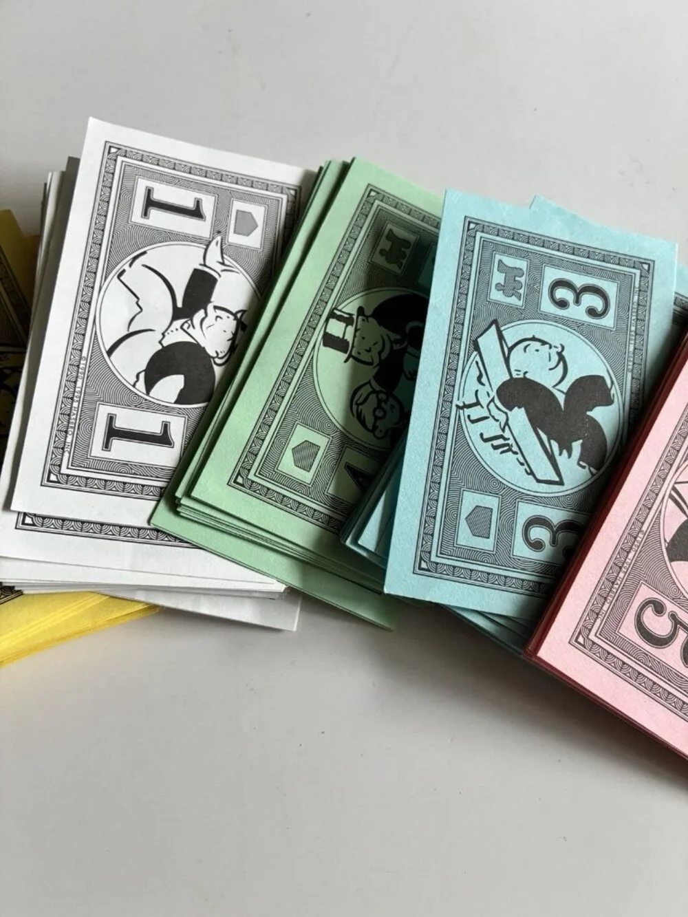 Monopoly Junior Replacement Play Money Amusement Park Parker Brothers 1996